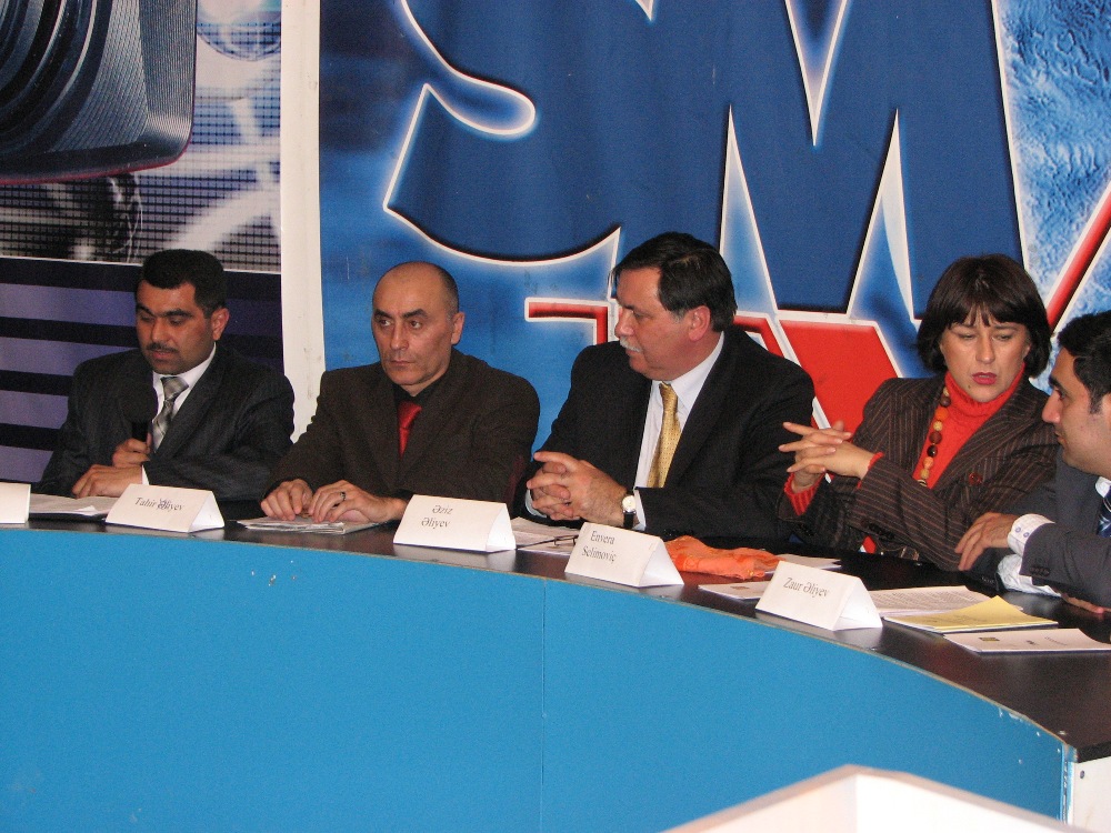 Tovuz rayonu Simurq TV-də tədbirdən. 2008